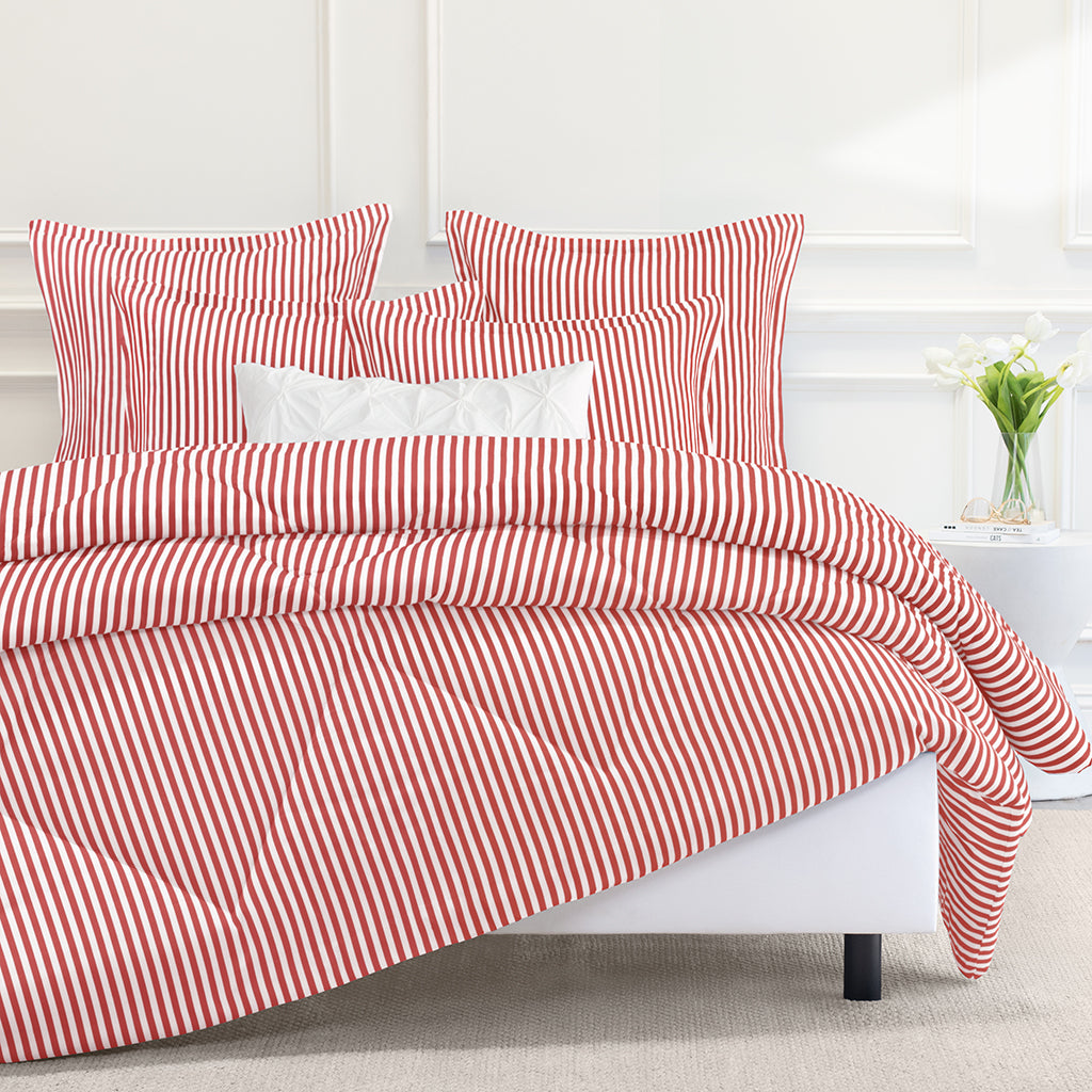 Red Larkin Euro Sham