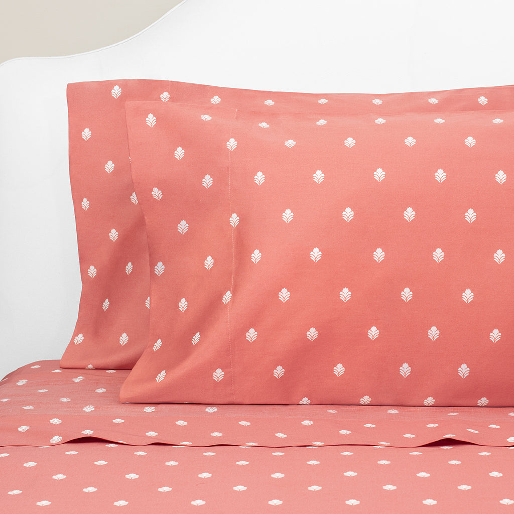 The Coral Flora Sheet Set
