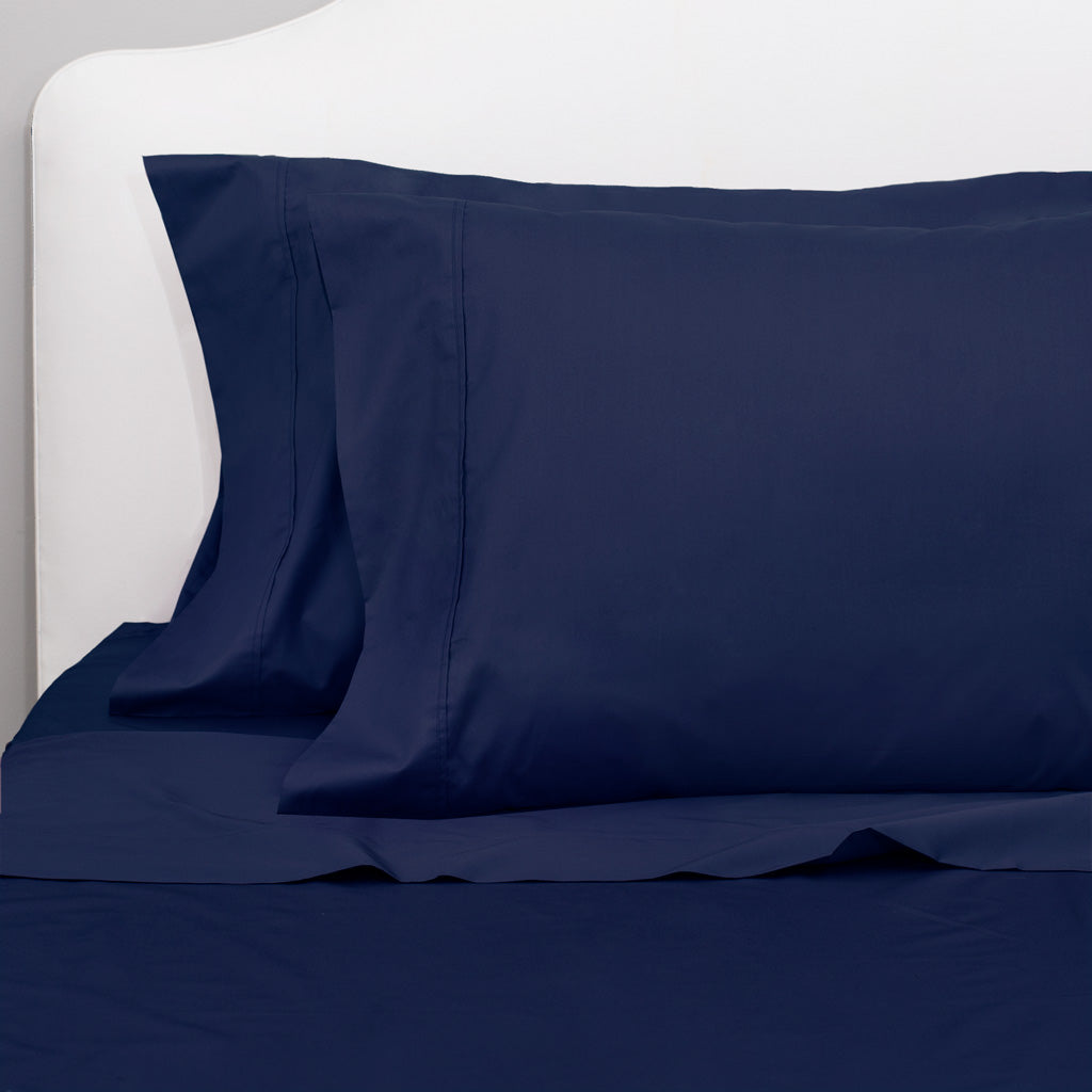 The Navy Blue 400 Thread Count Sheets