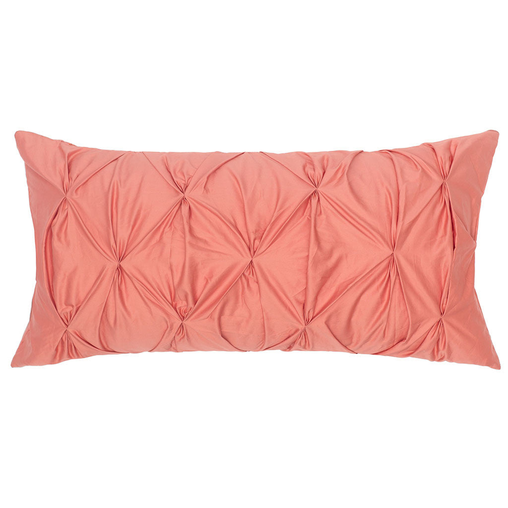 The Coral Pintuck Throw Pillow