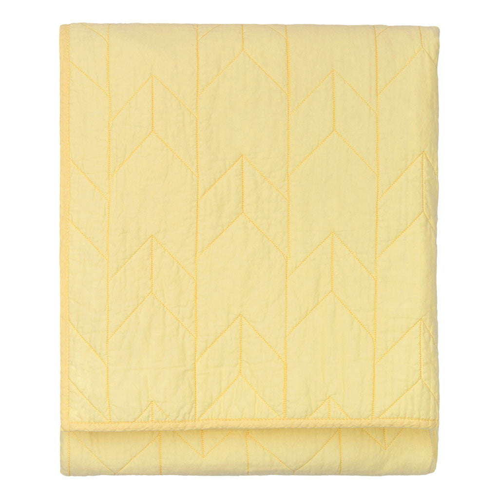 The Chevron Yellow Quilt & Sham