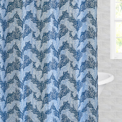 The Blue Marin Shower Curtain