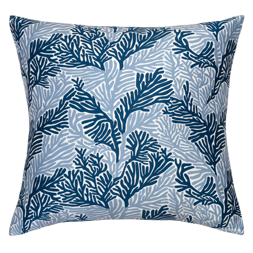 The Blue Marin Square Throw Pillow