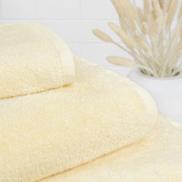 Plush Buttercup Yellow Towel Essentials Bundle (2 Wash + 2 Hand + 2 Bath Towels)