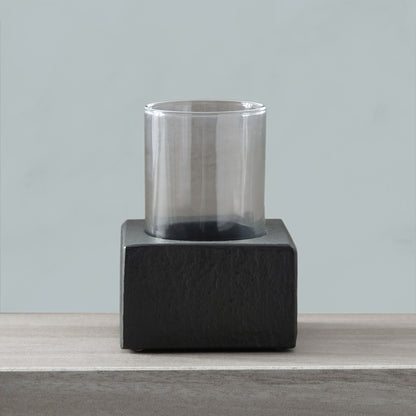 Charcoal Slate Resin Bath Accessories, Tumbler