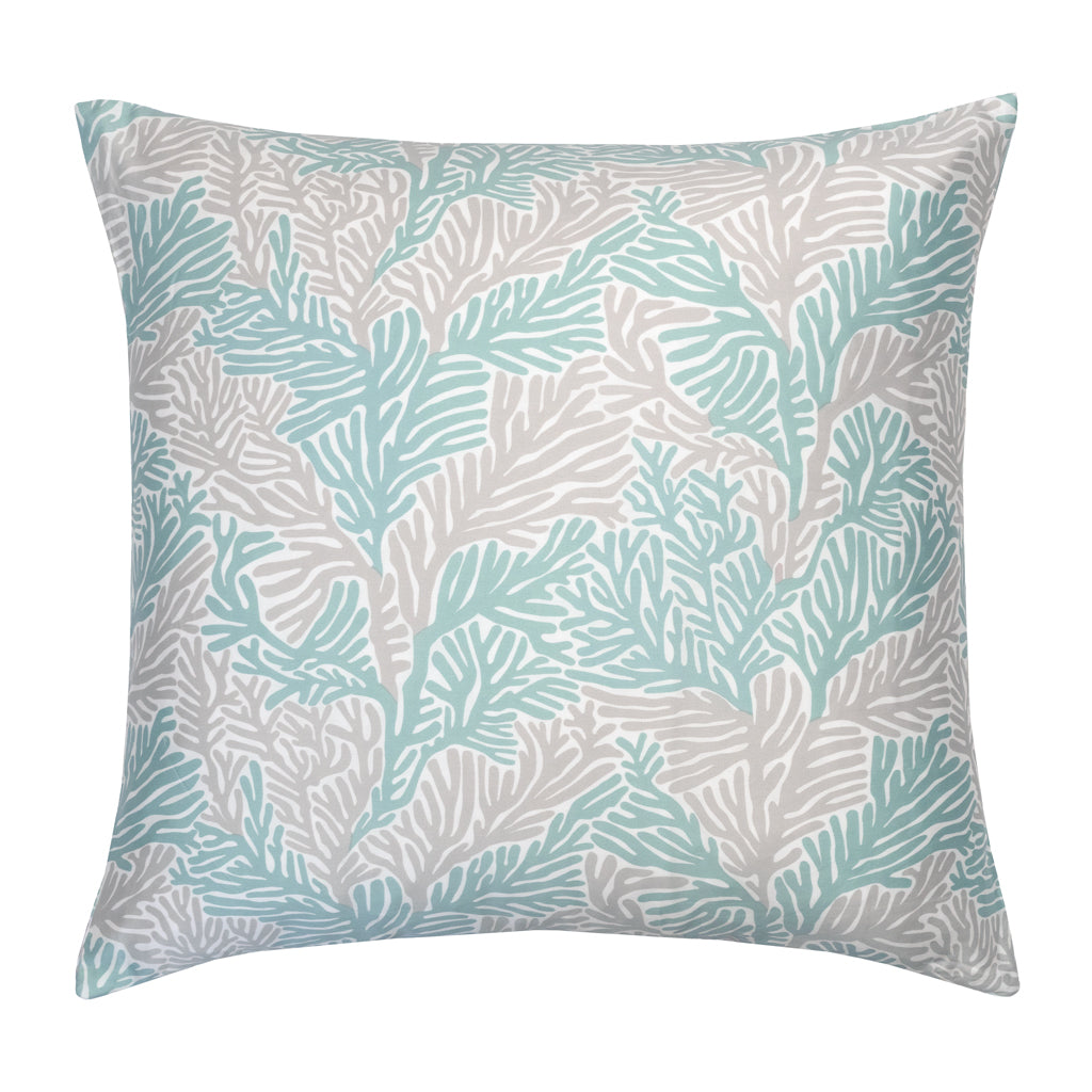 The Green Marin Square Throw Pillow
