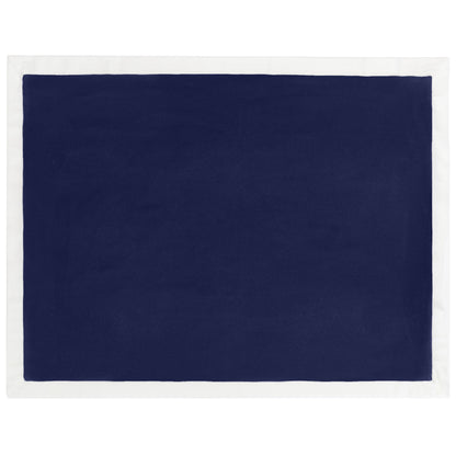 Navy Hudson Flannel Sham Pair