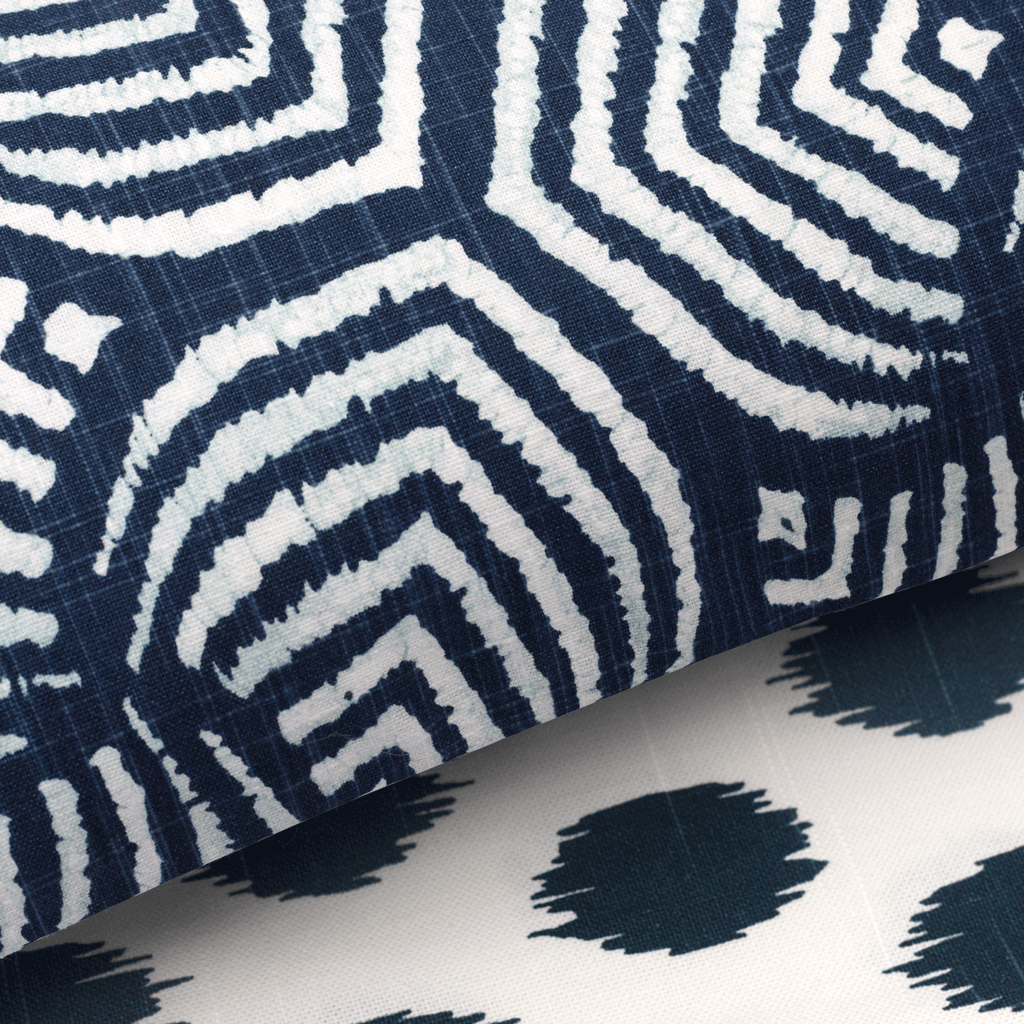 The Navy Modern Shells Throw Pillow