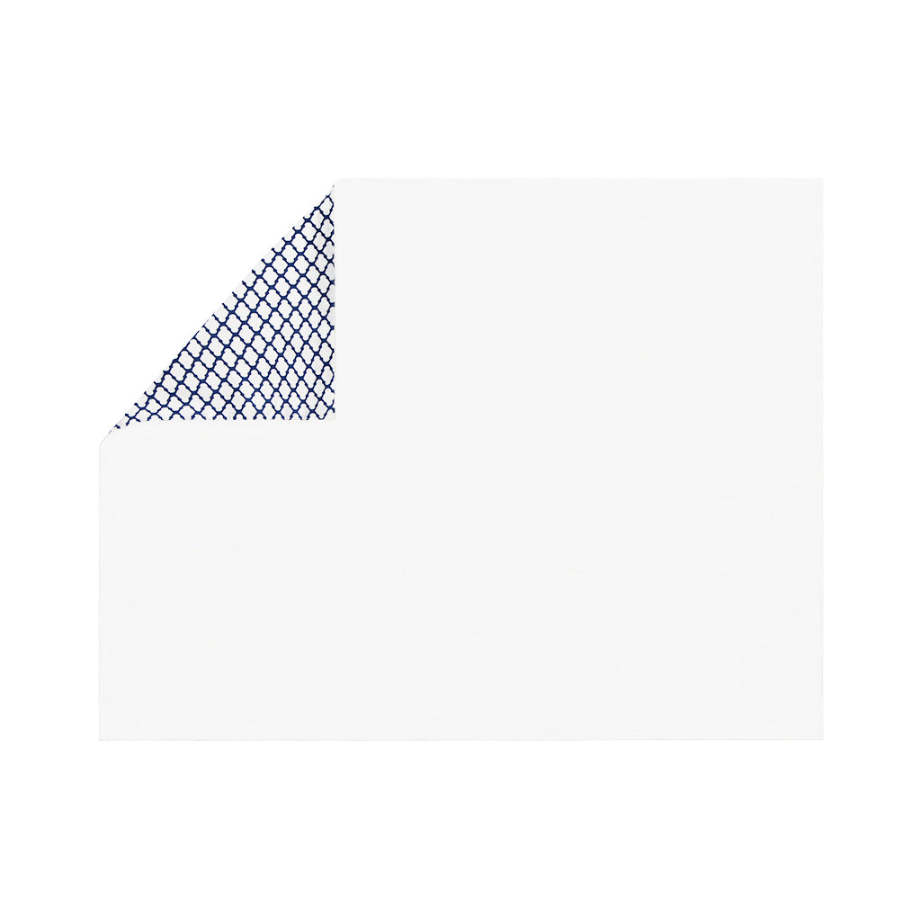 Blue Page Sham Pair