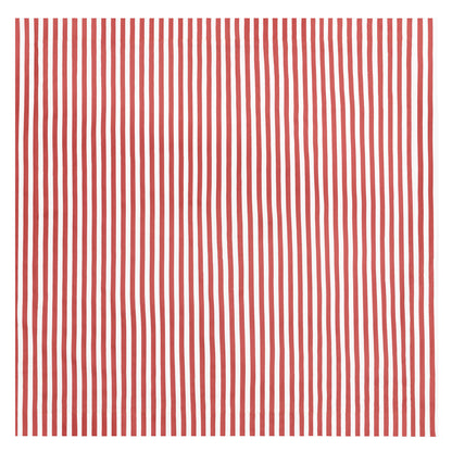 Red and white striped pattern on a white background