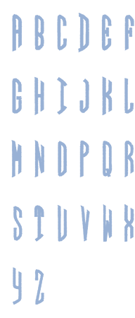 Image of all the letters in Circle