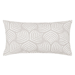 The Beige Modern Shells Throw Pillow