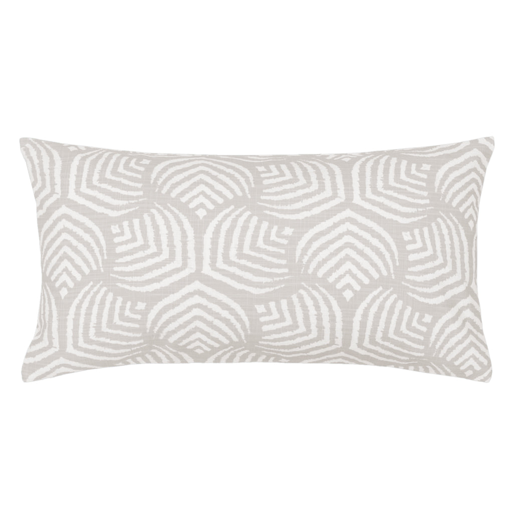The Beige Modern Shells Throw Pillow