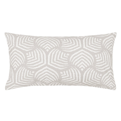 The Beige Modern Shells Throw Pillow