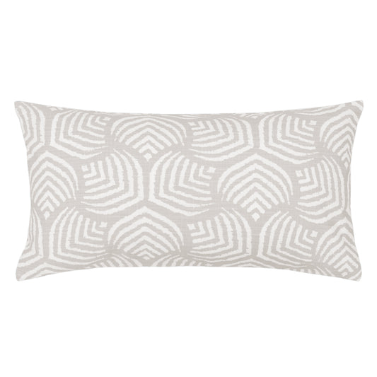 The Beige Modern Shells Throw Pillow