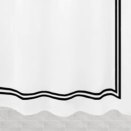 The Black Framed Shower Curtain