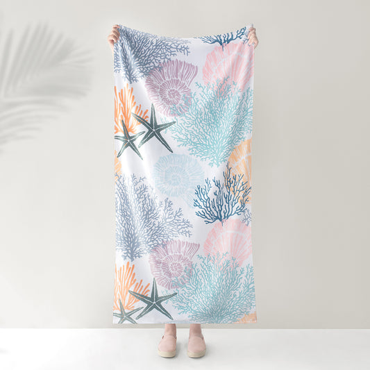 The Coastal Reef Beach Towel