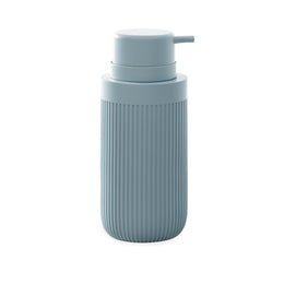 The Modern Ribbed Blue Bath Accessories