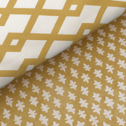The Mustard Yellow Sprig Throw Pillow