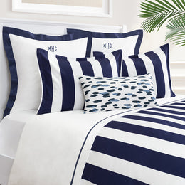 Navy Blue Harbor Duvet Cover