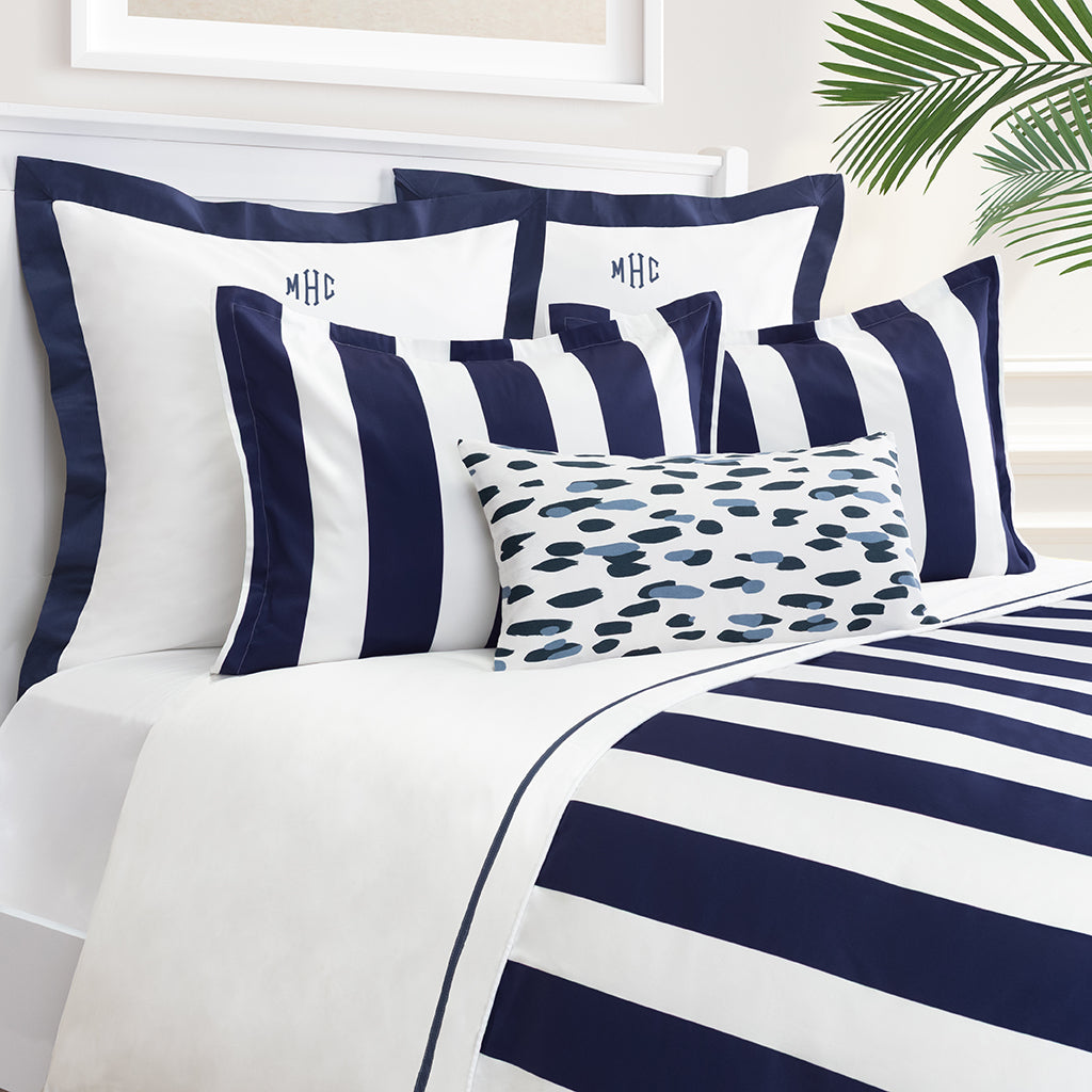 Navy Blue Harbor Duvet Cover