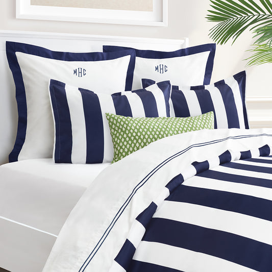 Navy Blue Harbor Duvet Cover