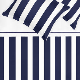 Navy Blue Harbor Duvet Cover