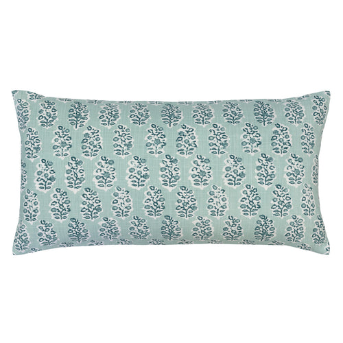 The Seafoam Green Sea Blossom Throw Pillow