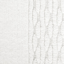 The White Shoreline Weave Bath Mat