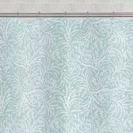Wilder Seafoam Green Shower Curtain