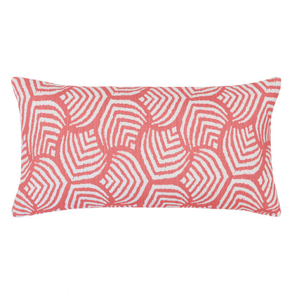 The Coral Modern Shells Throw Pillow