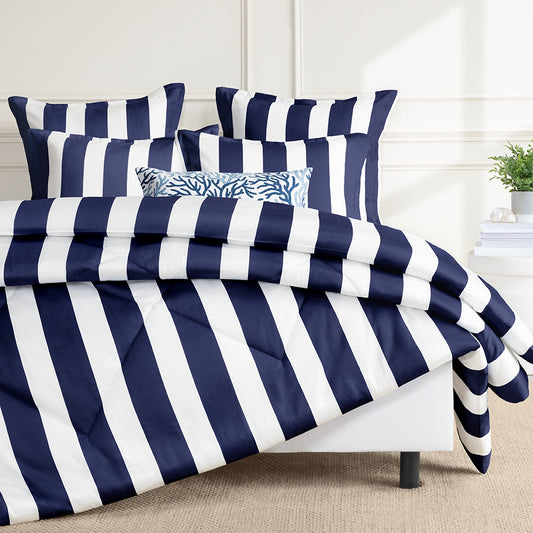 Harbor Navy Blue Comforter