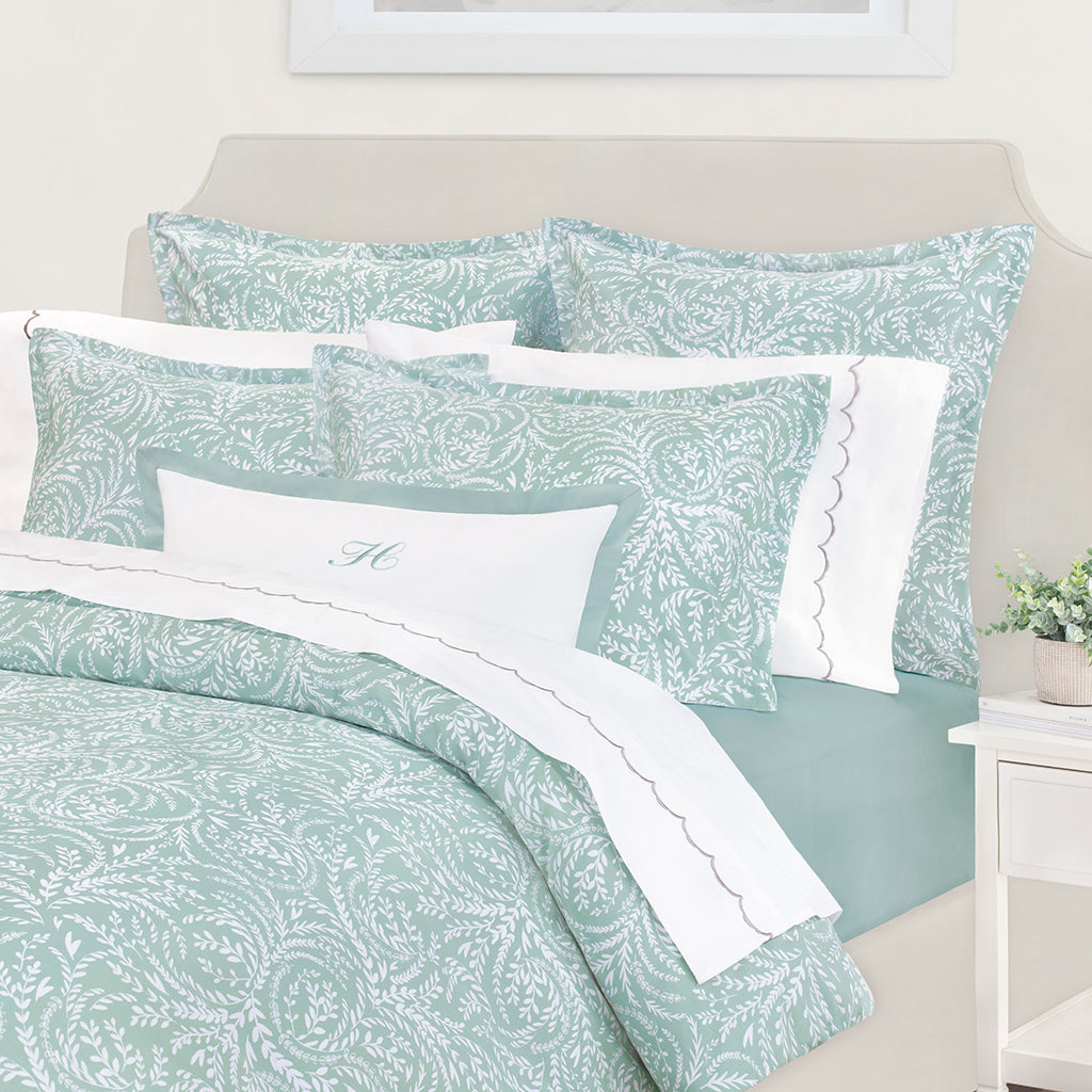 Wilder Seafoam Green Duvet Cover