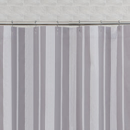 The Grey Seaport Shower Curtain