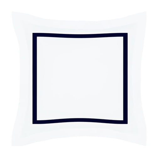 Bella Midnight Framed Percale Euro Sham