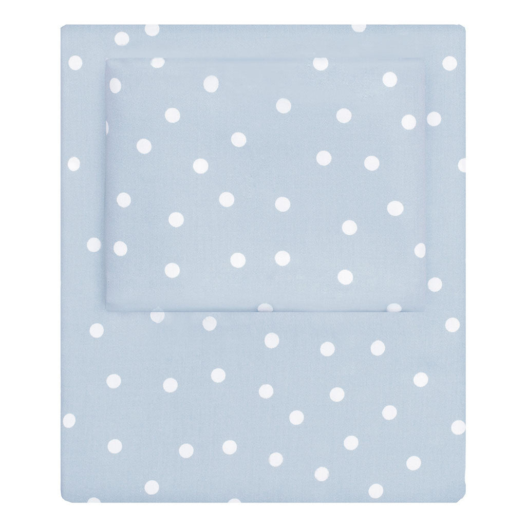 The French Blue Polka Dots Sheet Set