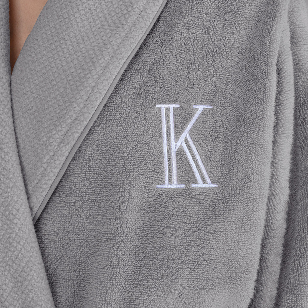 The Grey Plush Cotton Bathrobe