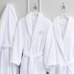 The White Plush Cotton Bathrobe