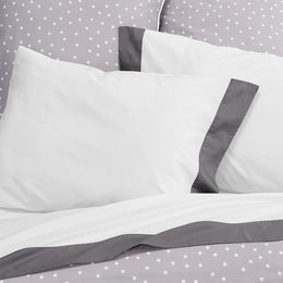 The Charcoal Grey Border Sheet Set