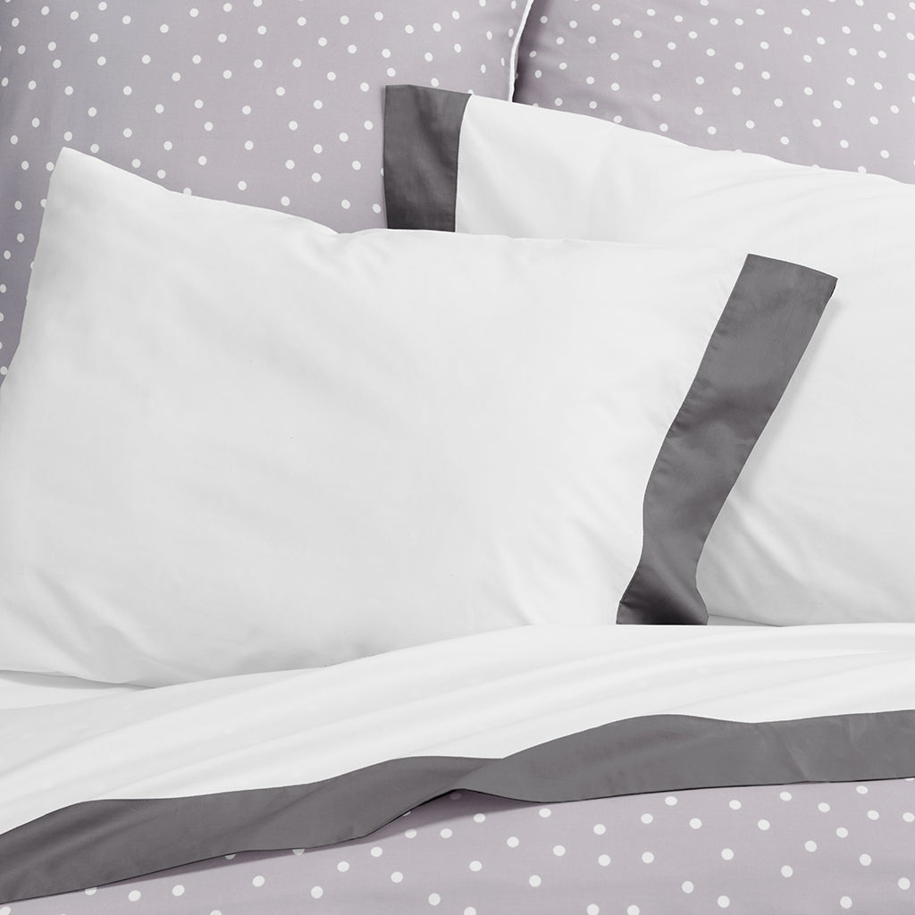 The Charcoal Grey Border Sheet Set