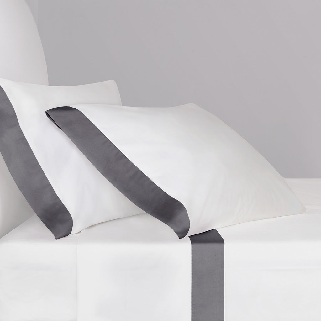 The Charcoal Grey Border Sheet Set
