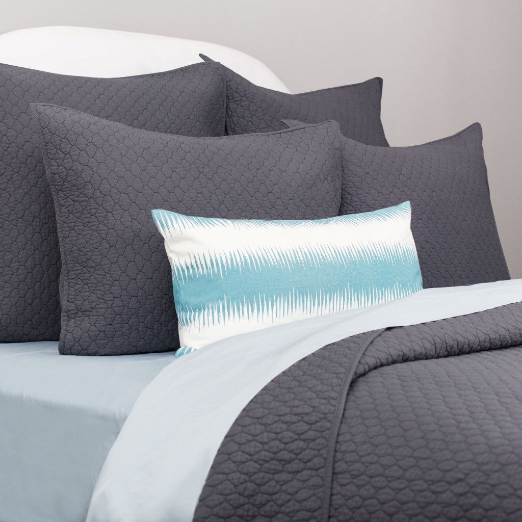 The Cloud Charcoal Grey Quilt & Sham