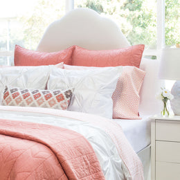 The Chevron Coral Quilt & Sham