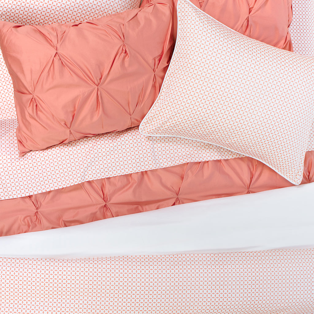 The Coral Morning Glory Sheet Set
