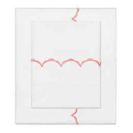 The Coral Wavelet Embroidered Sheet Set