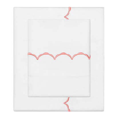 The Coral Wavelet Embroidered Sheet Set