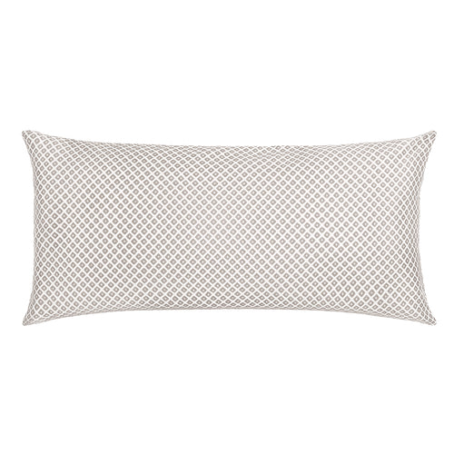 Taupe Diamonds Throw Pillow