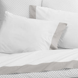 The Dove Grey Border Sheet Set