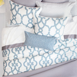 The English Grey Border Sheet Set