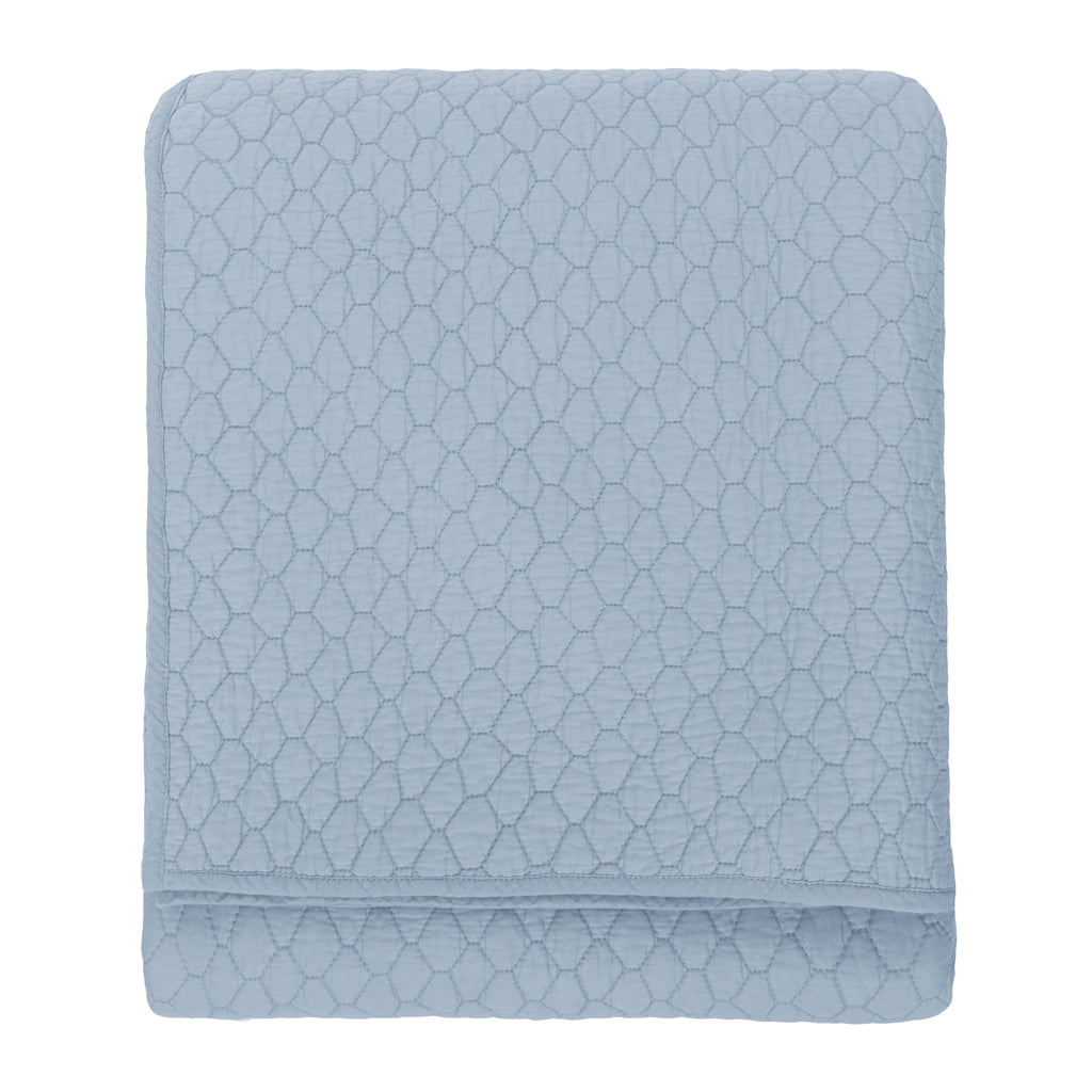The Cloud French Blue Quilt & Sham
